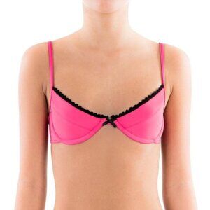 BĀMBA SWIM Hot Pink BELLA Bra! RARE! :*:･ﾟ★,｡･:*:･ﾟ☆｡･:*:･ﾟ★,｡･:*:･ﾟ☆